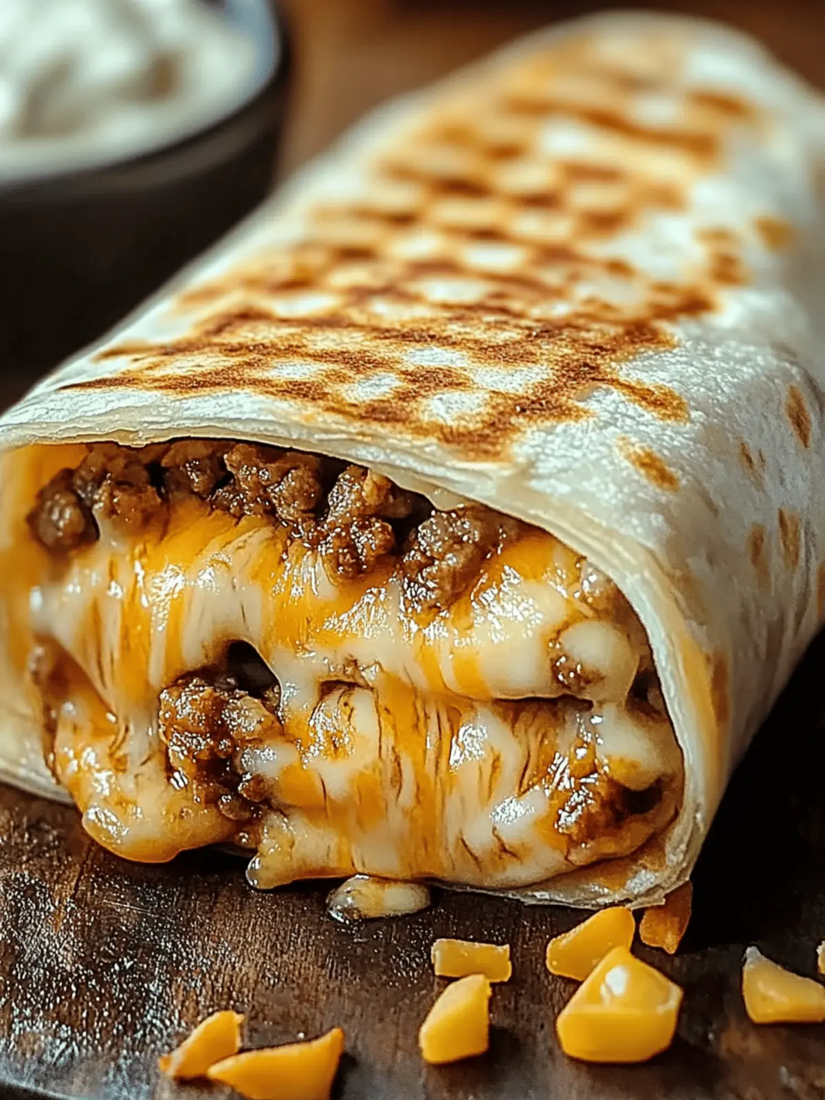 Grilled Cheese Burrito