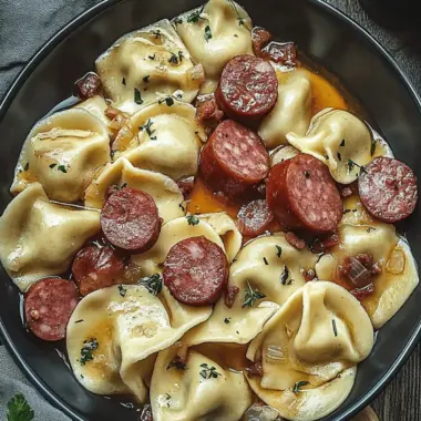 Pierogies and Kielbasa