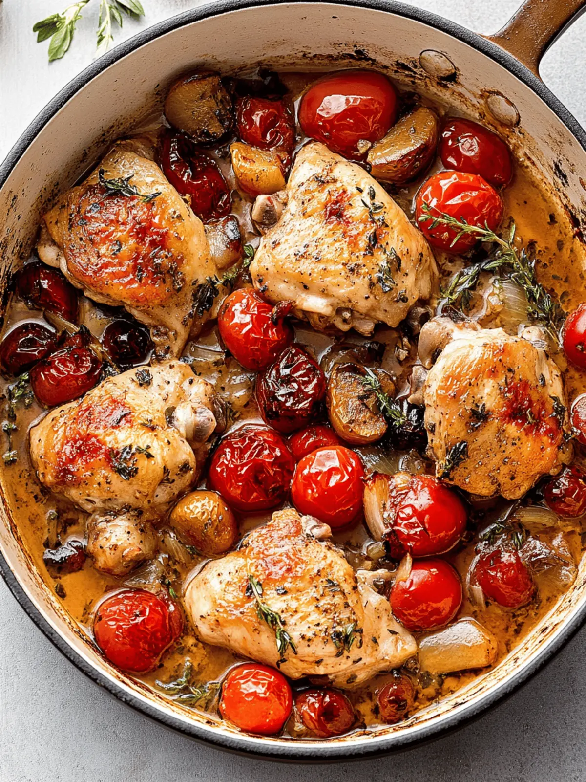 Braised Chicken with Tomatoes