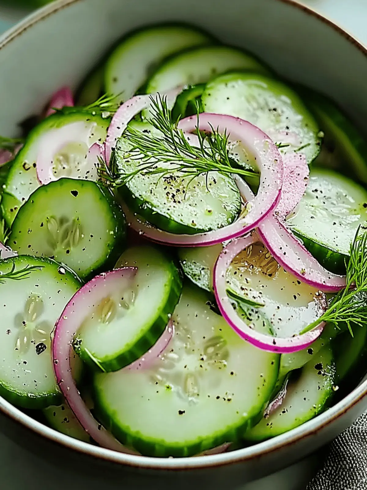 Refreshing Cucumber Salad