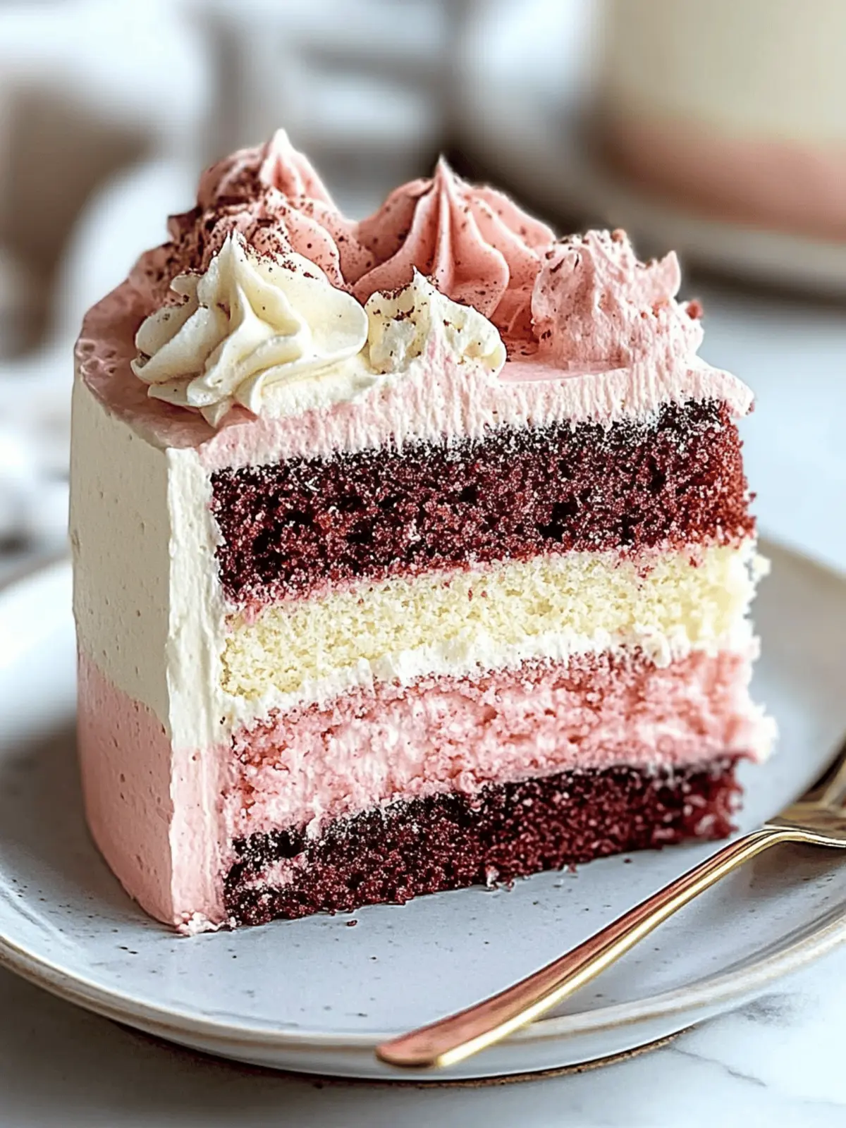 Neapolitan Cake