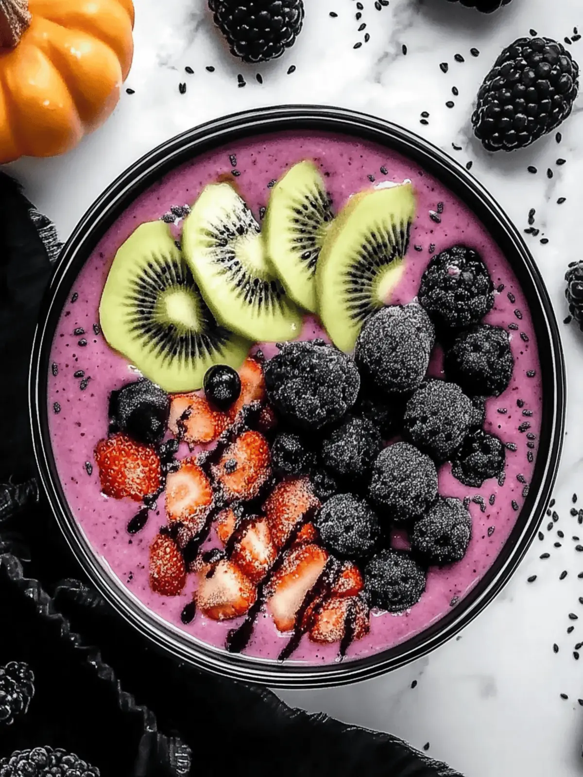 Halloween Smoothie Bowl