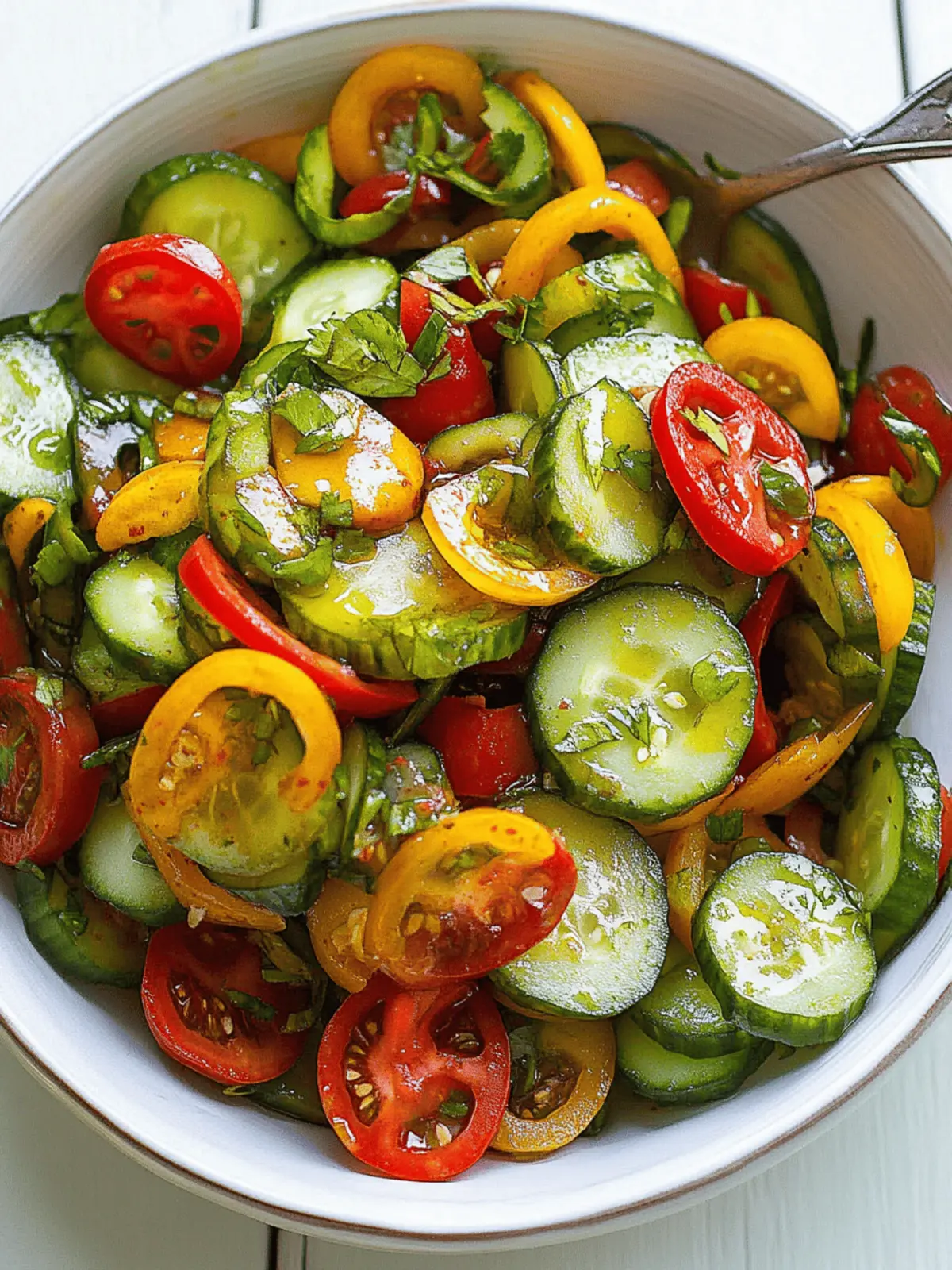 Zesty Cucumber Salad