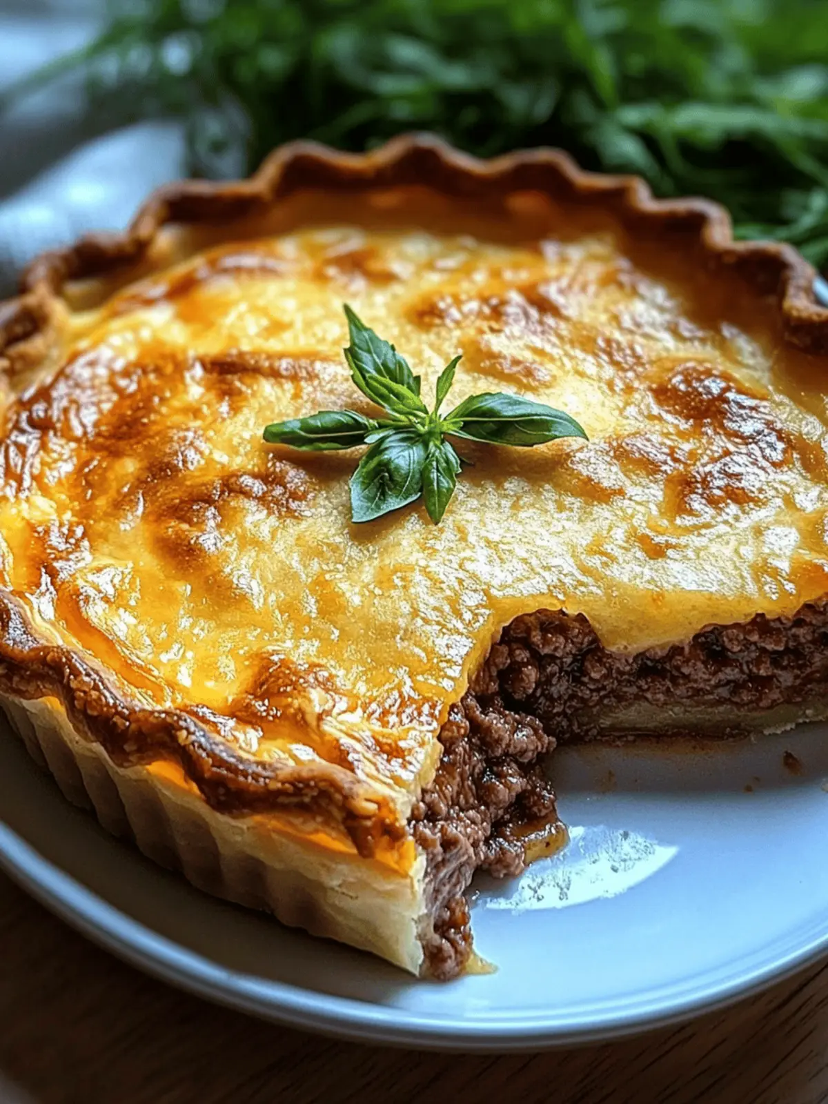 Keto Ground Beef Pie