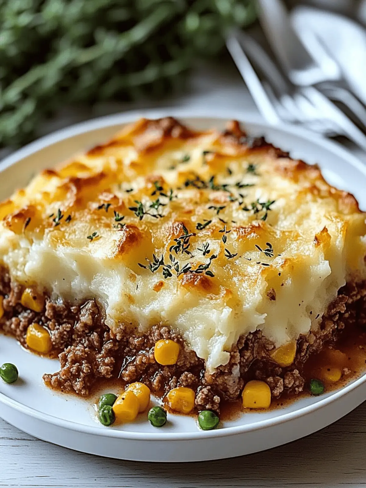 Shepherd’s Pie with Ground Beef