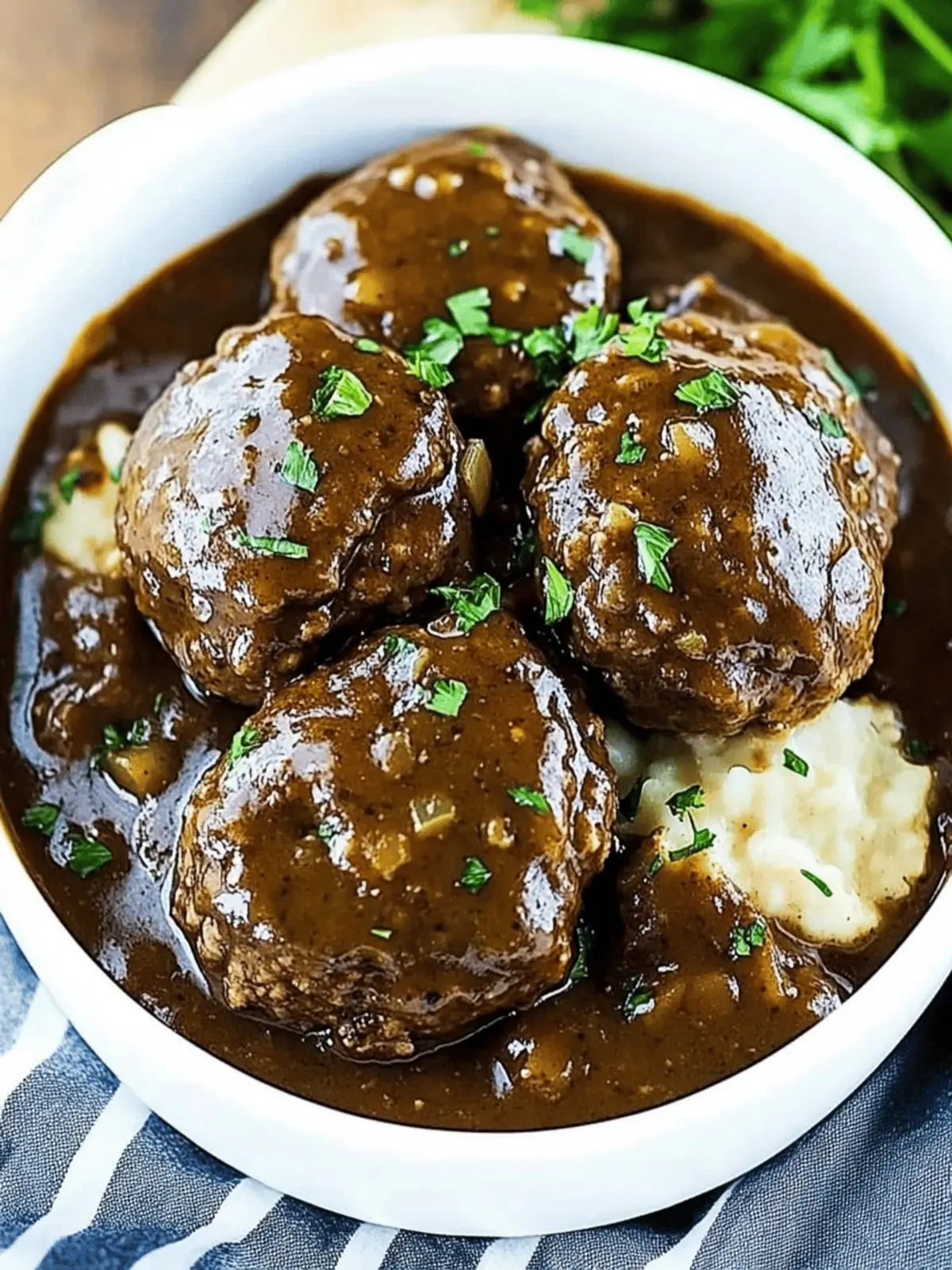 Slow Cooker Salisbury Steak