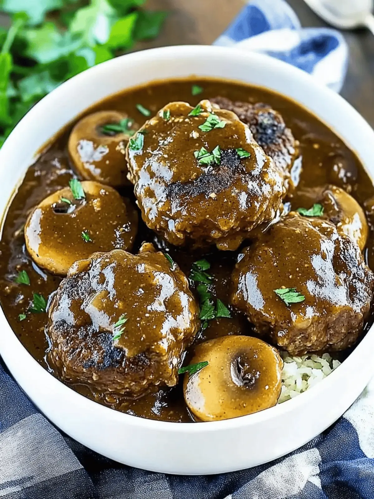 Slow Cooker Salisbury Steak