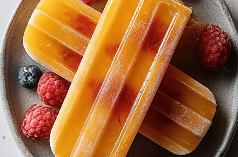 Mango Chile Ice Pops