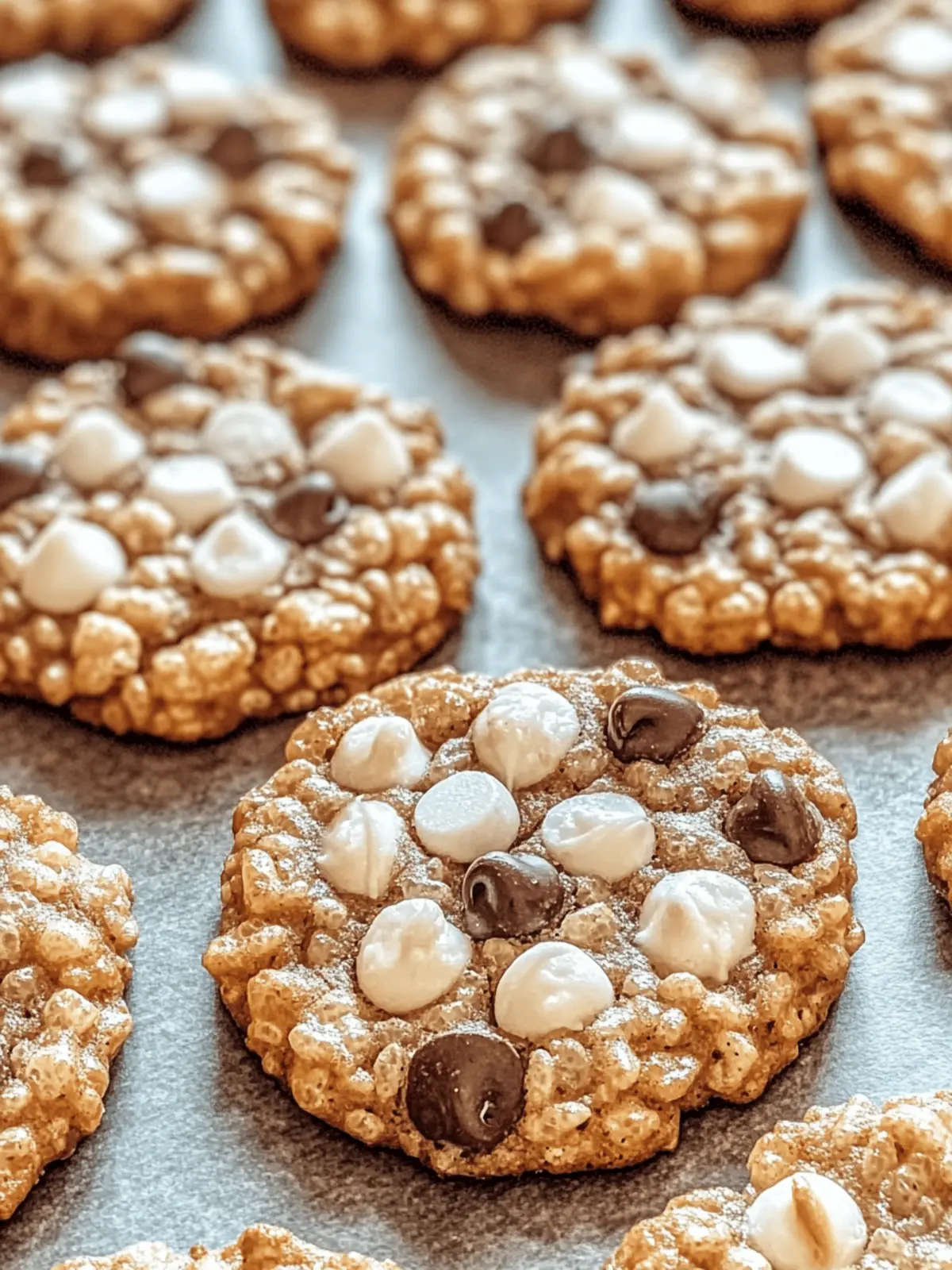 Chocolate Chip Rice Krispie Cookies