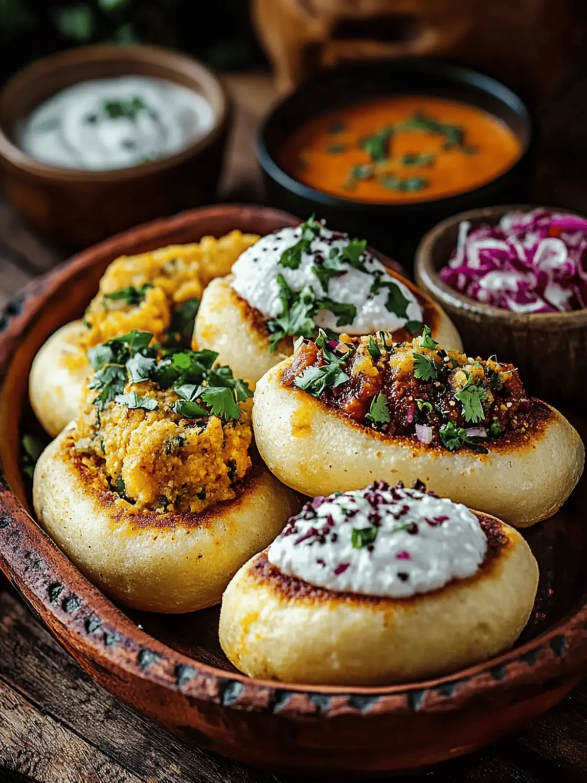 Tlacoyos Stuffed Masa Cakes