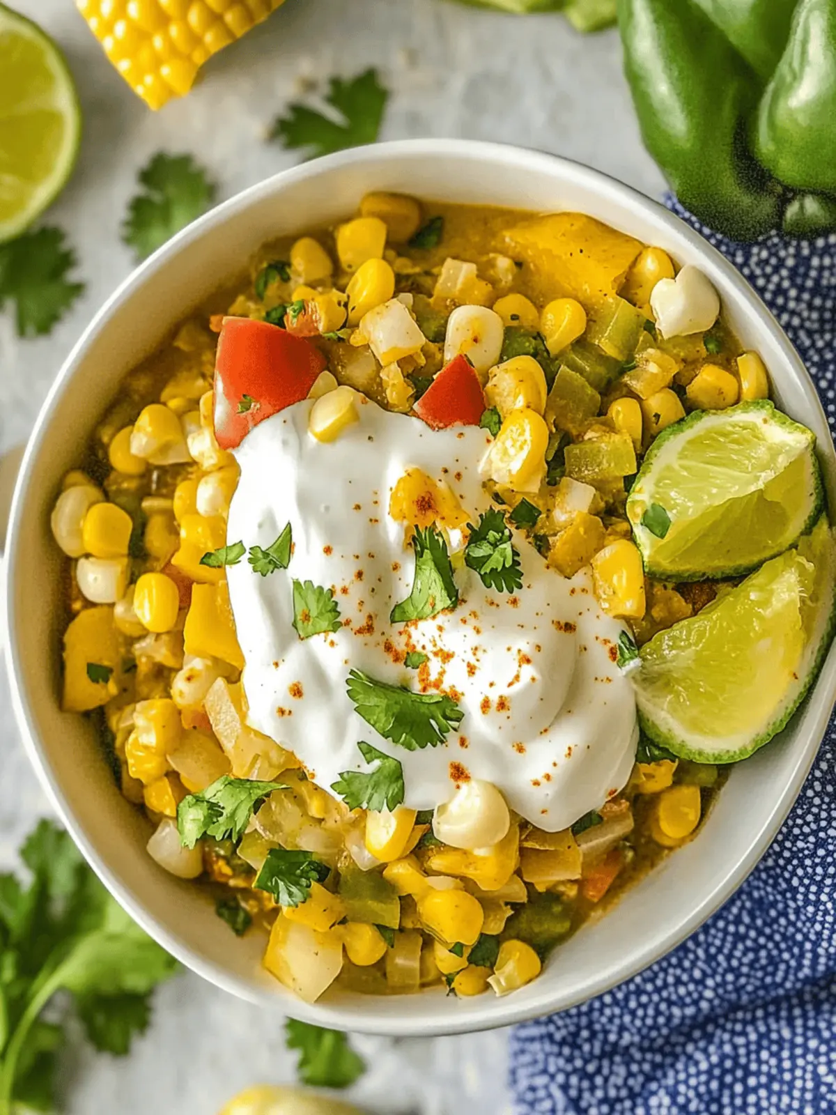 Mexican Street Corn Soup