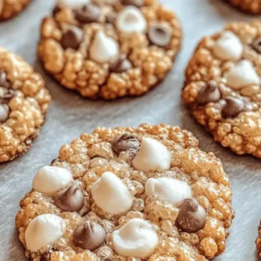 Chocolate Chip Rice Krispie Cookies