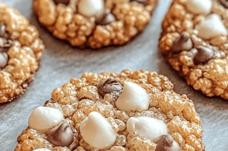 Chocolate Chip Rice Krispie Cookies