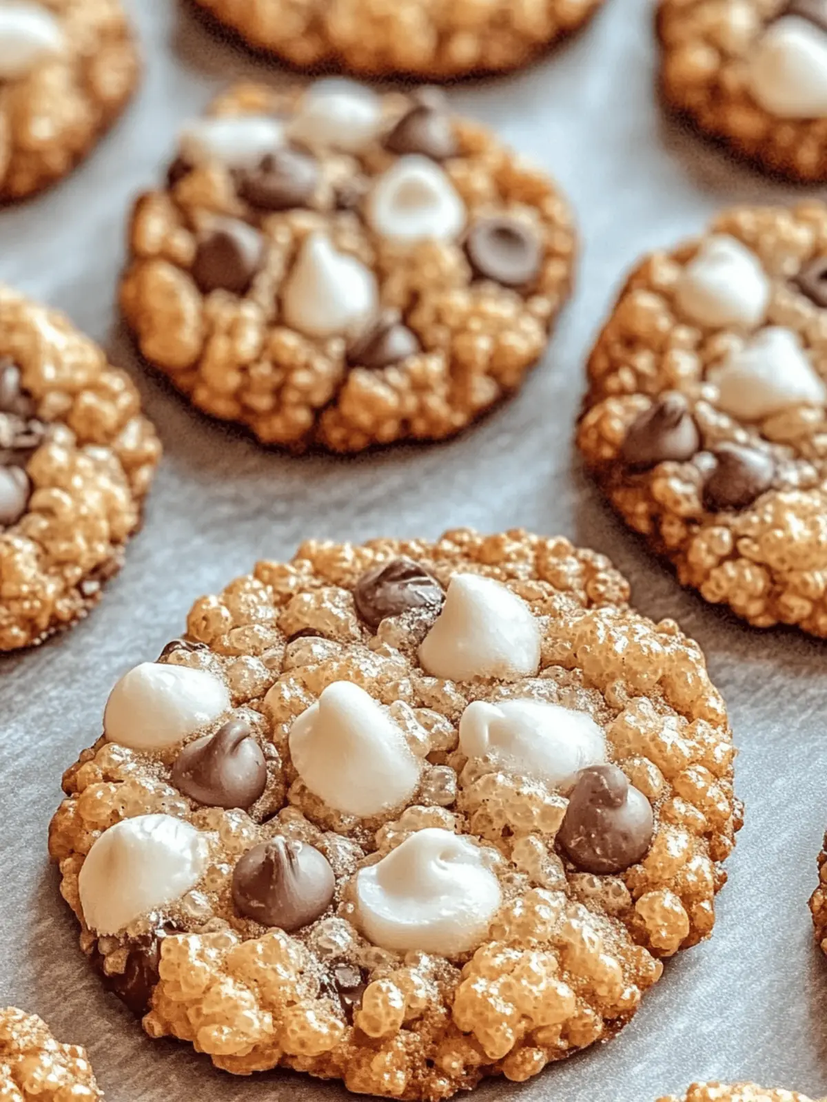 Chocolate Chip Rice Krispie Cookies