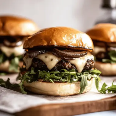 French Onion Soup Burger