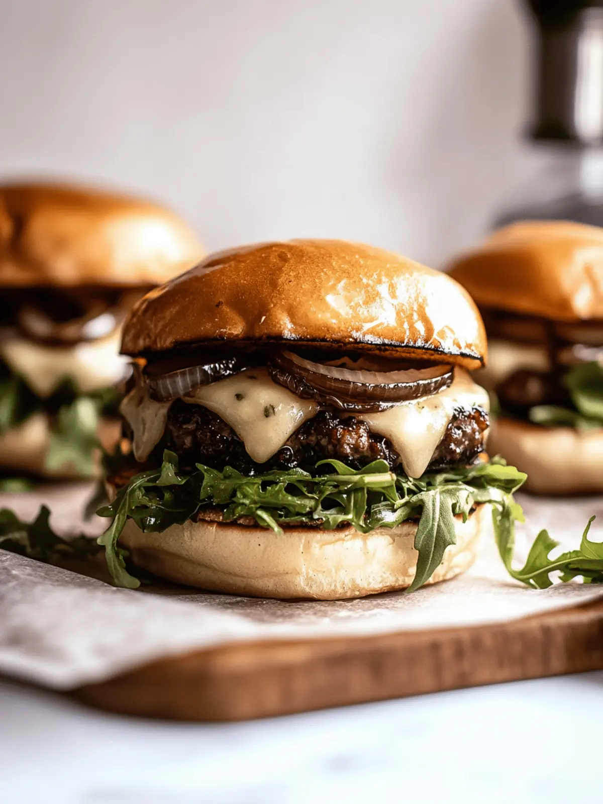 French Onion Soup Burger