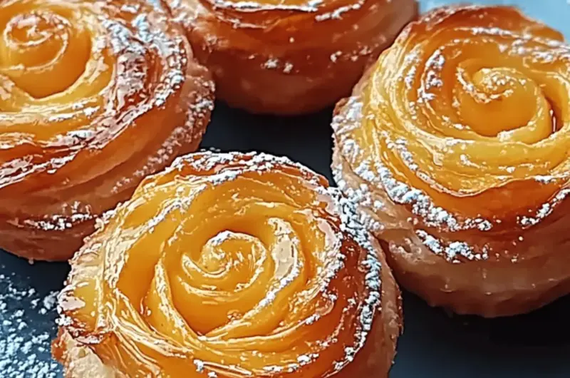 Peach Pie Cruffins