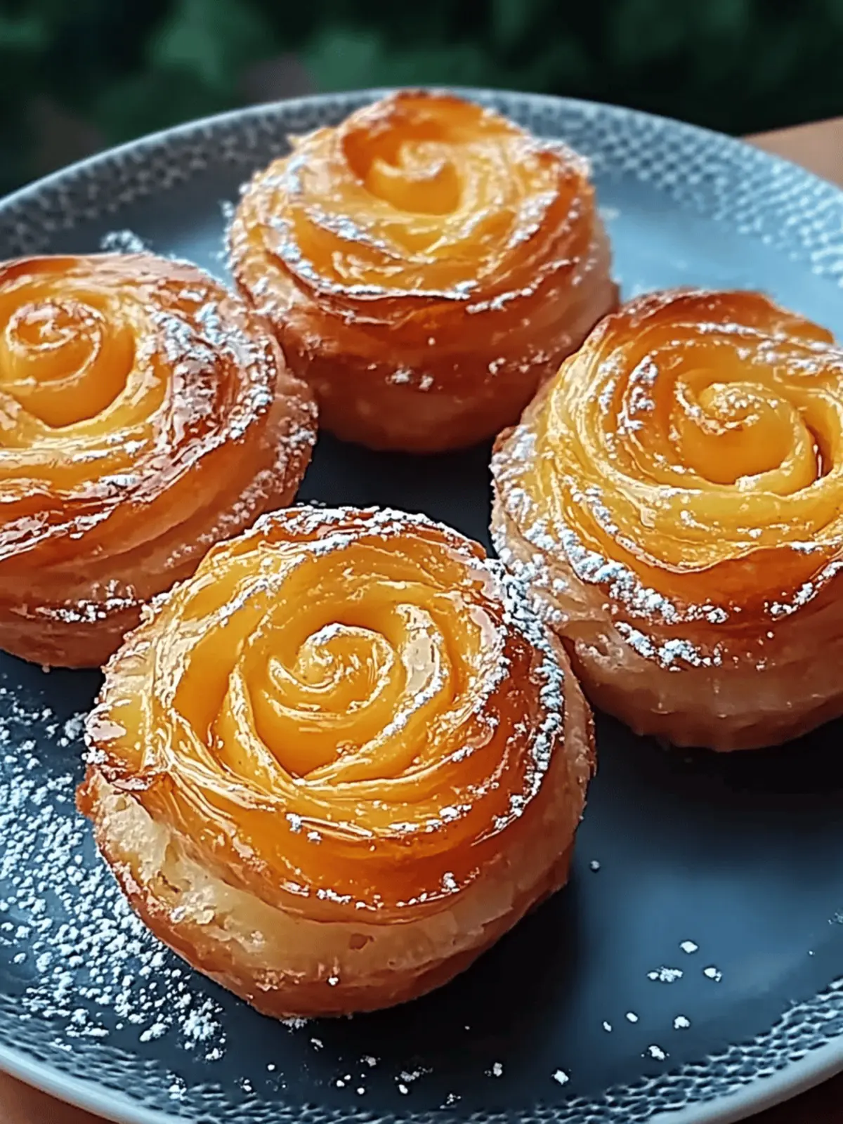 Peach Pie Cruffins