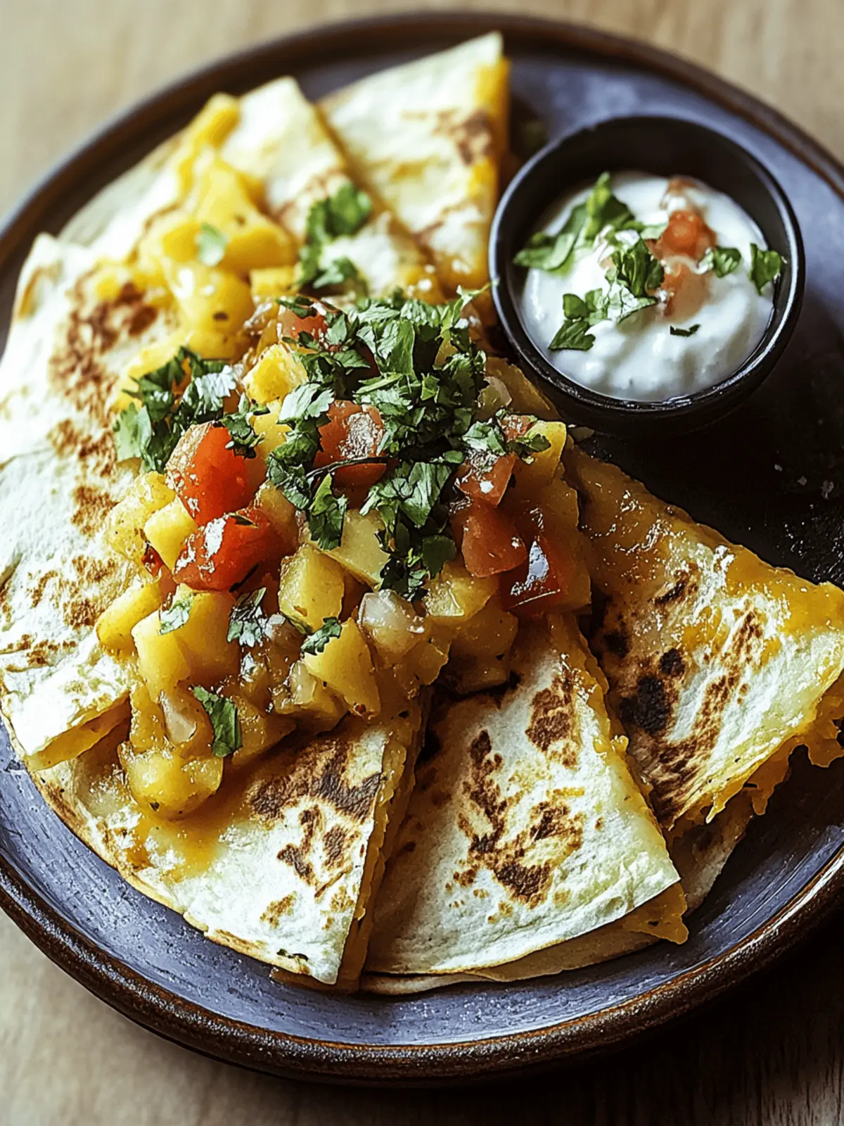 Quesadillas de Papas
