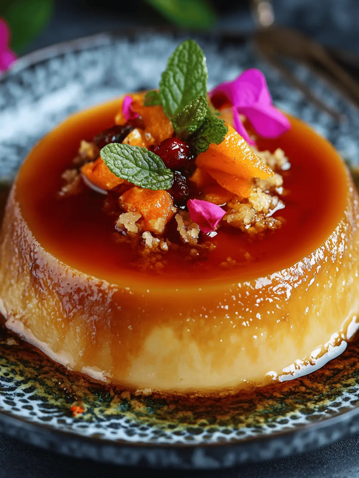 Mexican Independence Day Flan