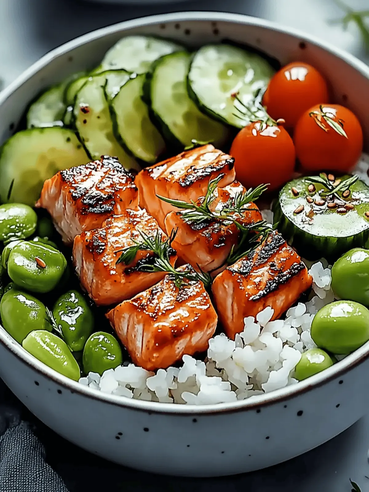 Mediterranean Salmon Bowl