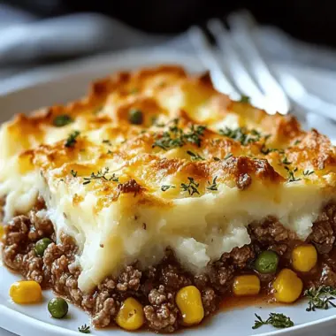 Shepherd’s Pie with Ground Beef