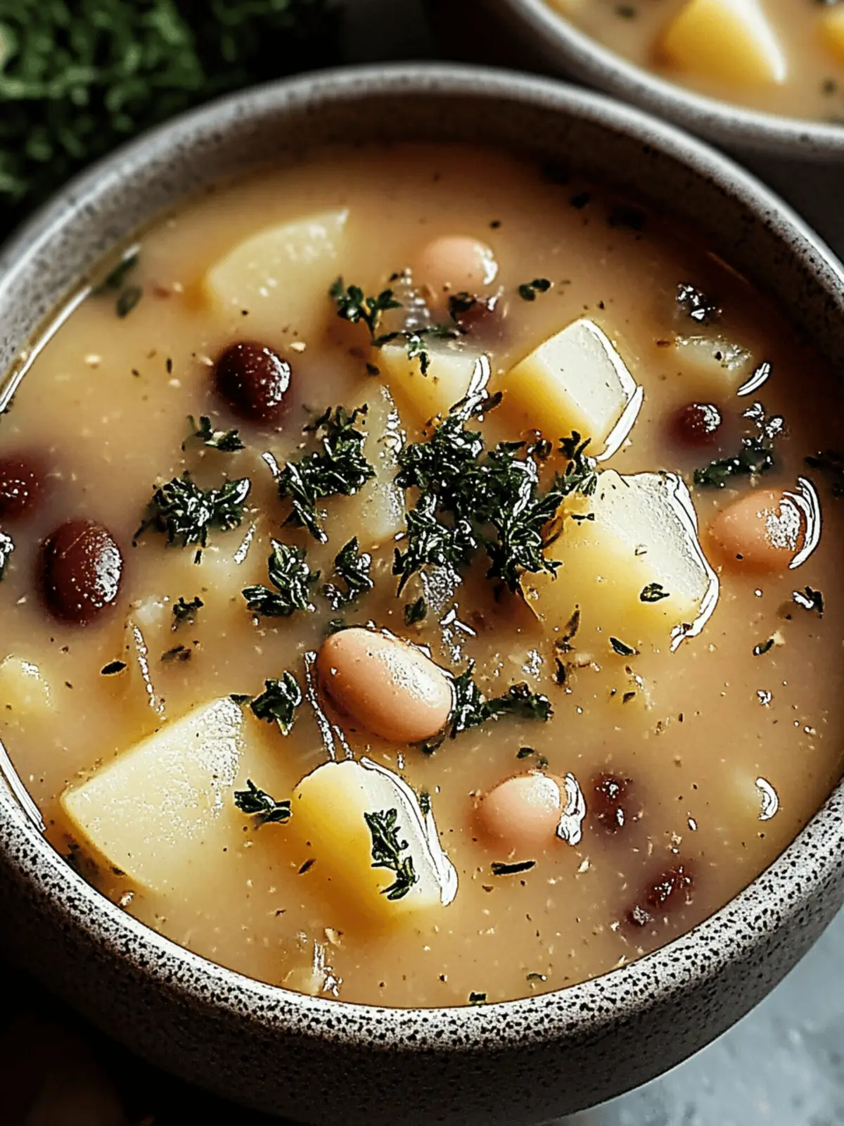 Potato and Bean Soup