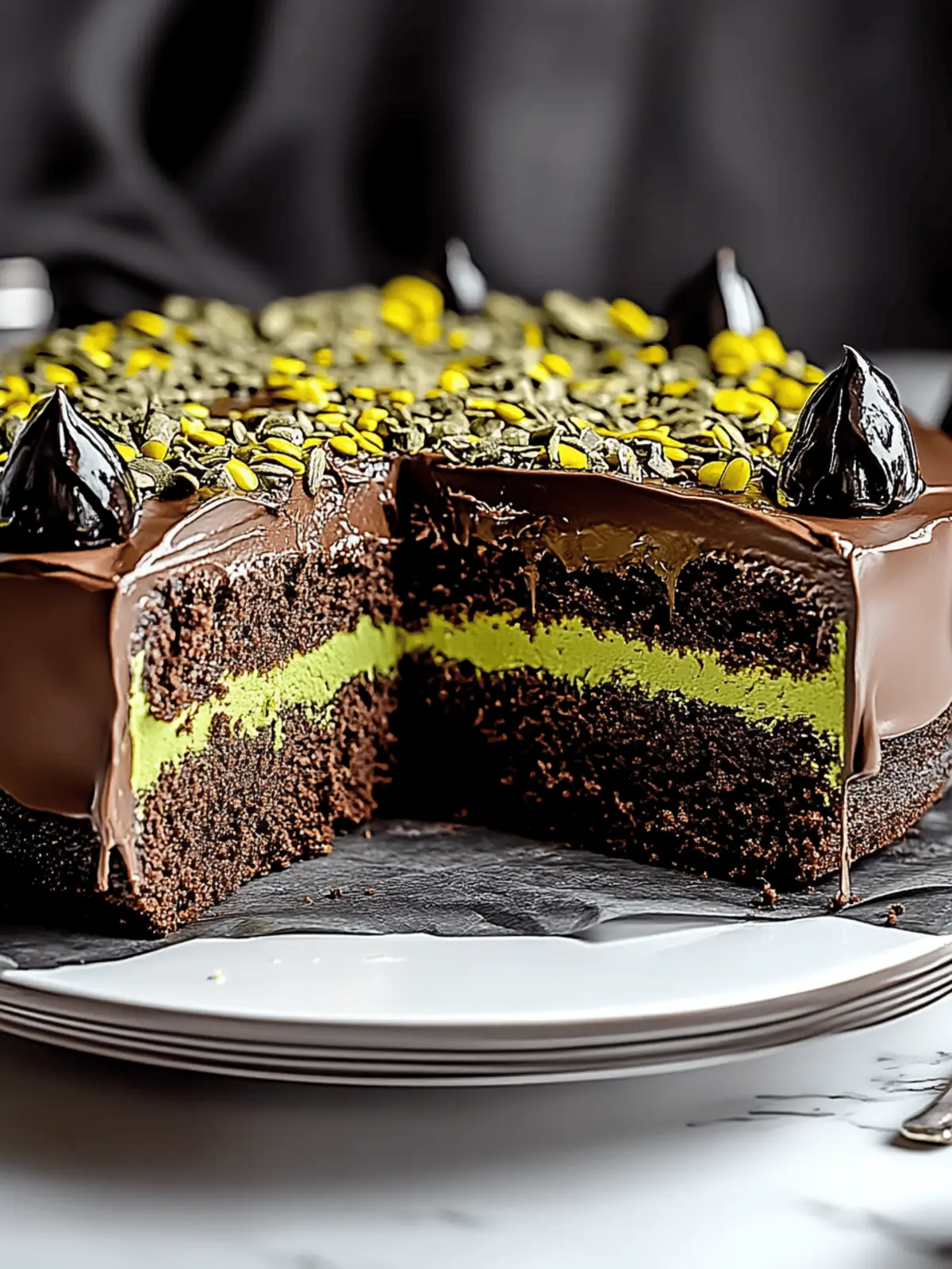 Dubai Chocolate Cake