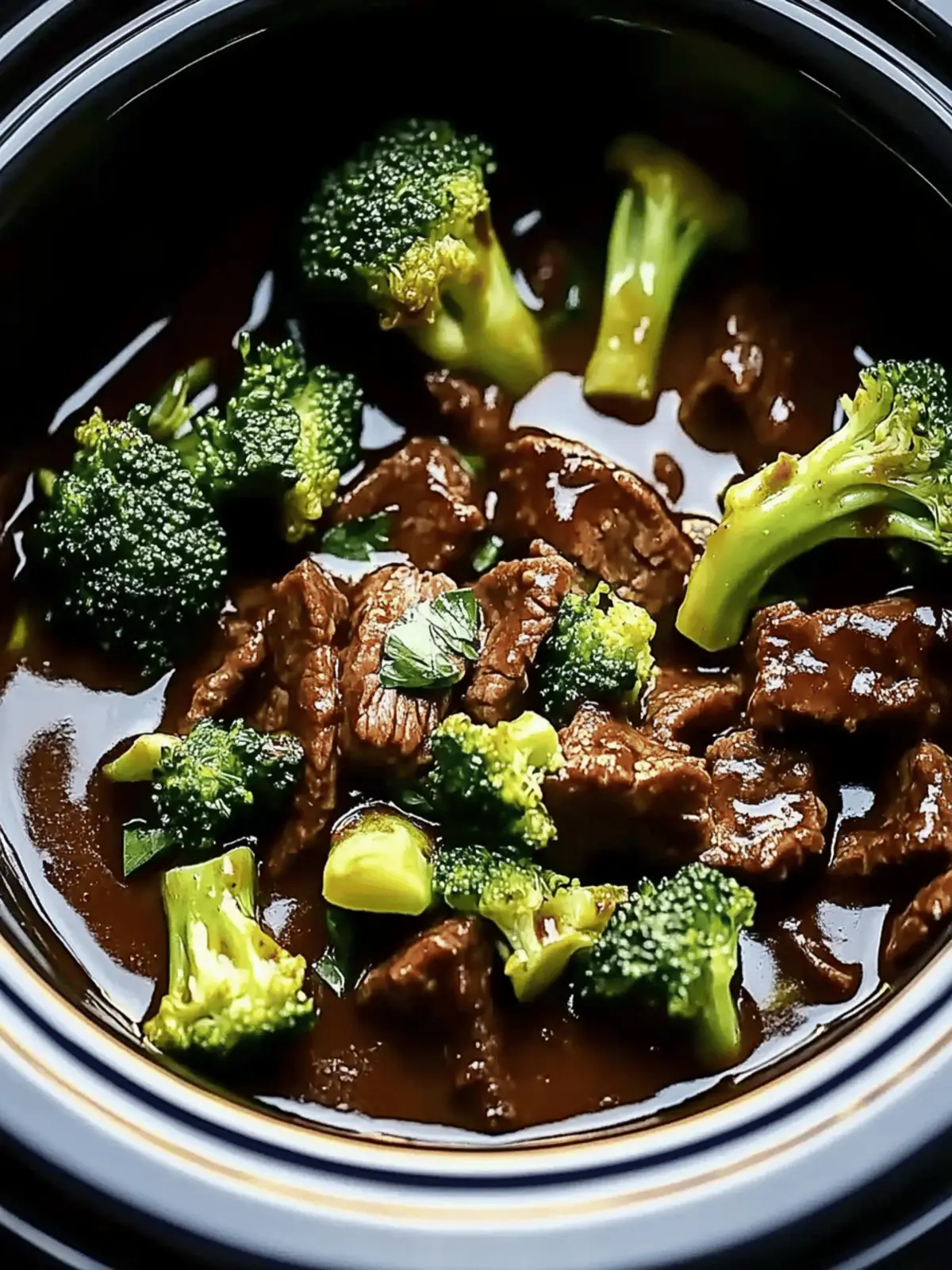 Crock Pot Beef and Broccoli
