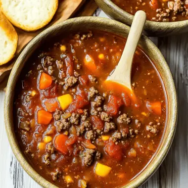 Hamburger Soup