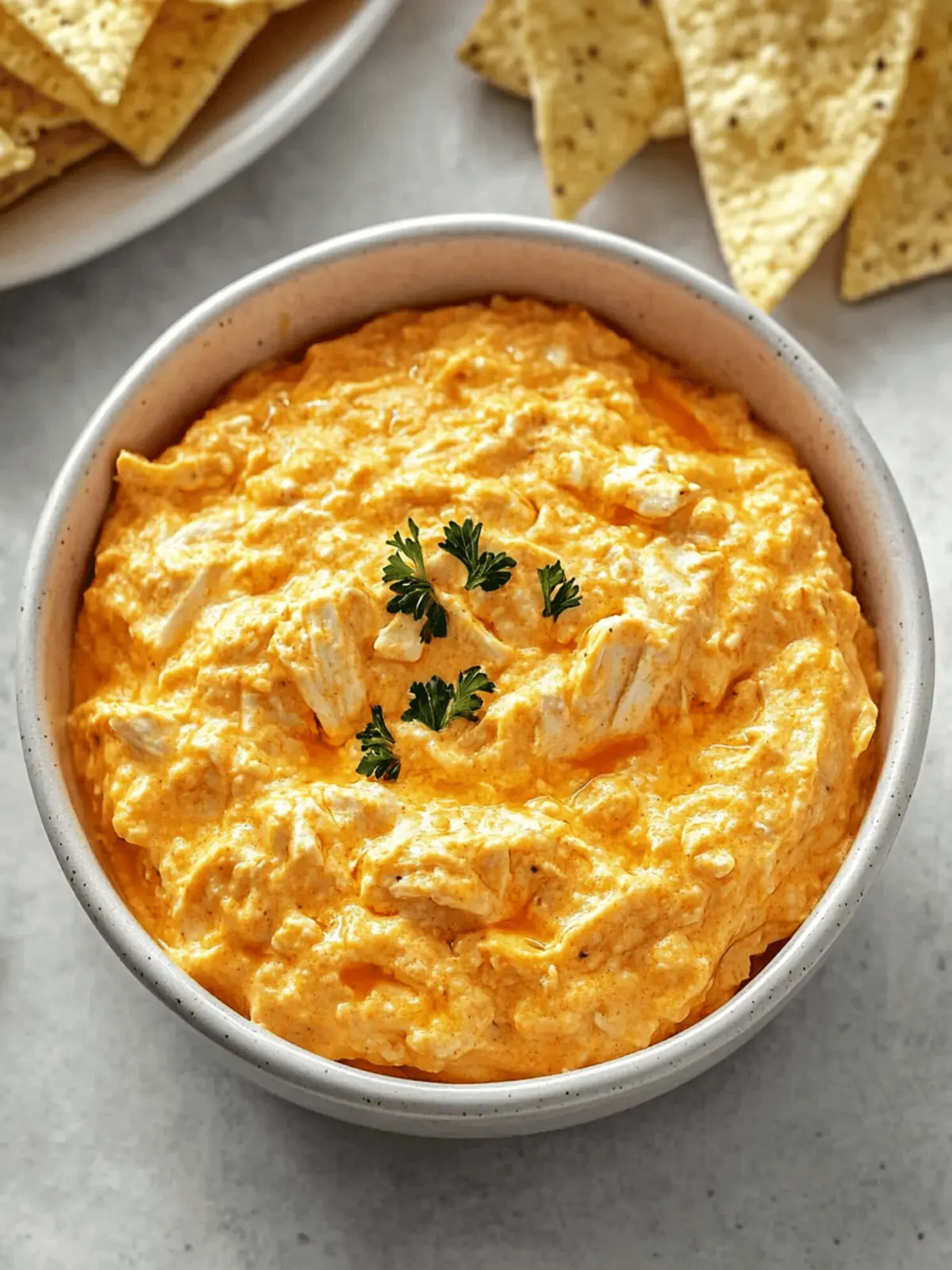 Healthy Buffalo Chicken Dip