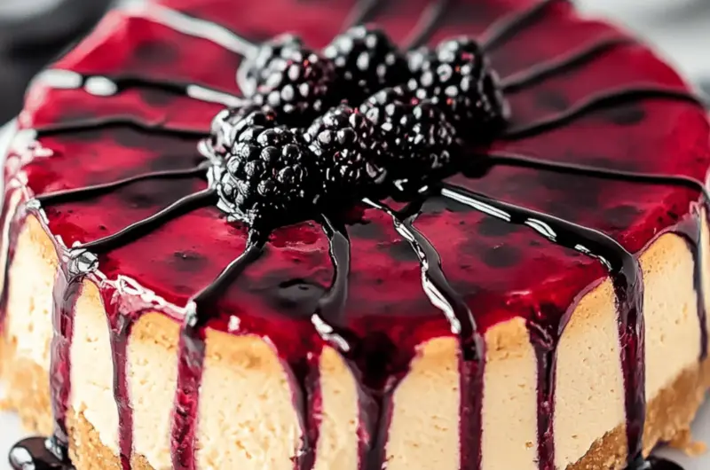 Bloody Berry Cheesecake