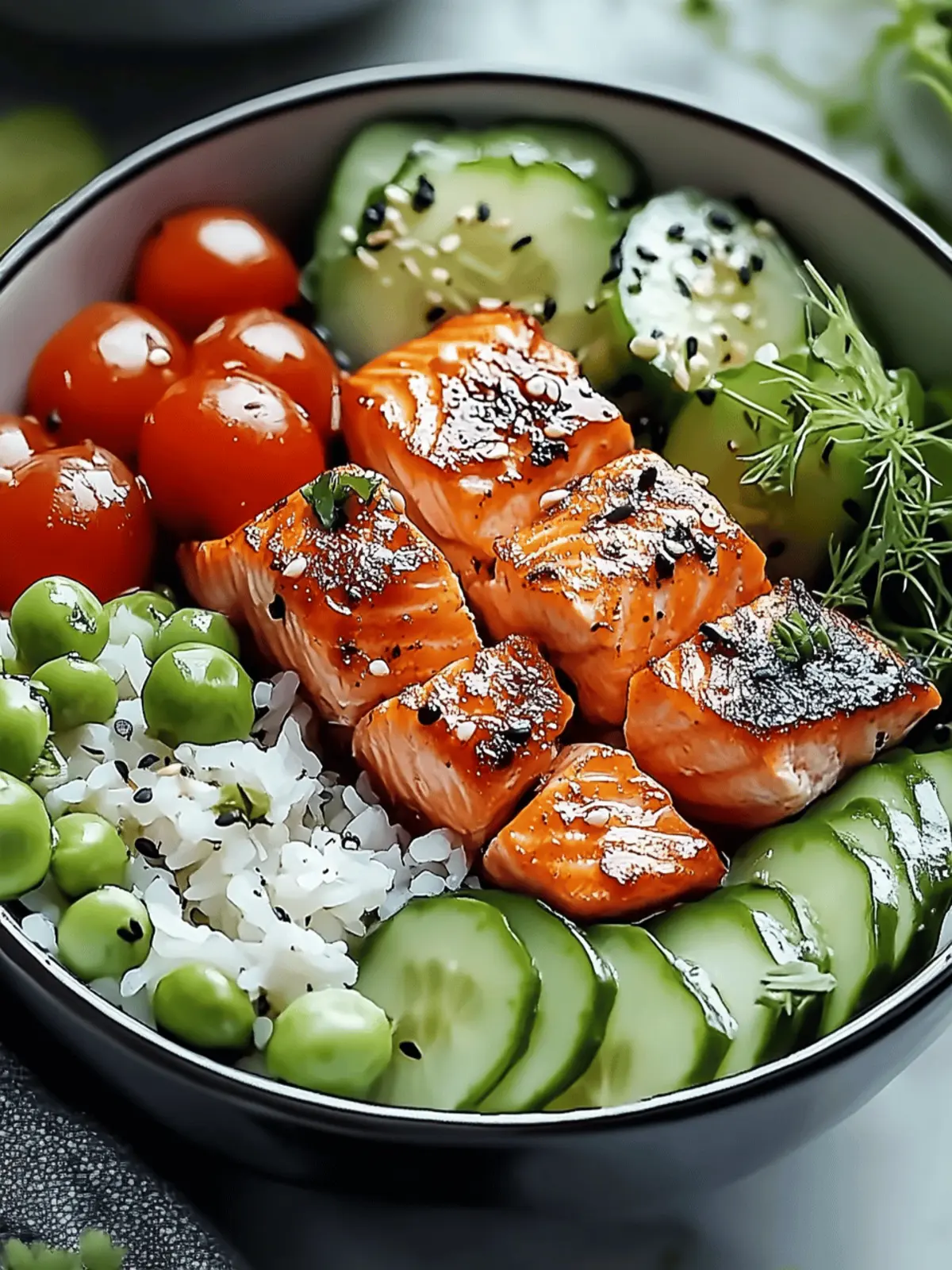 Mediterranean Salmon Bowl