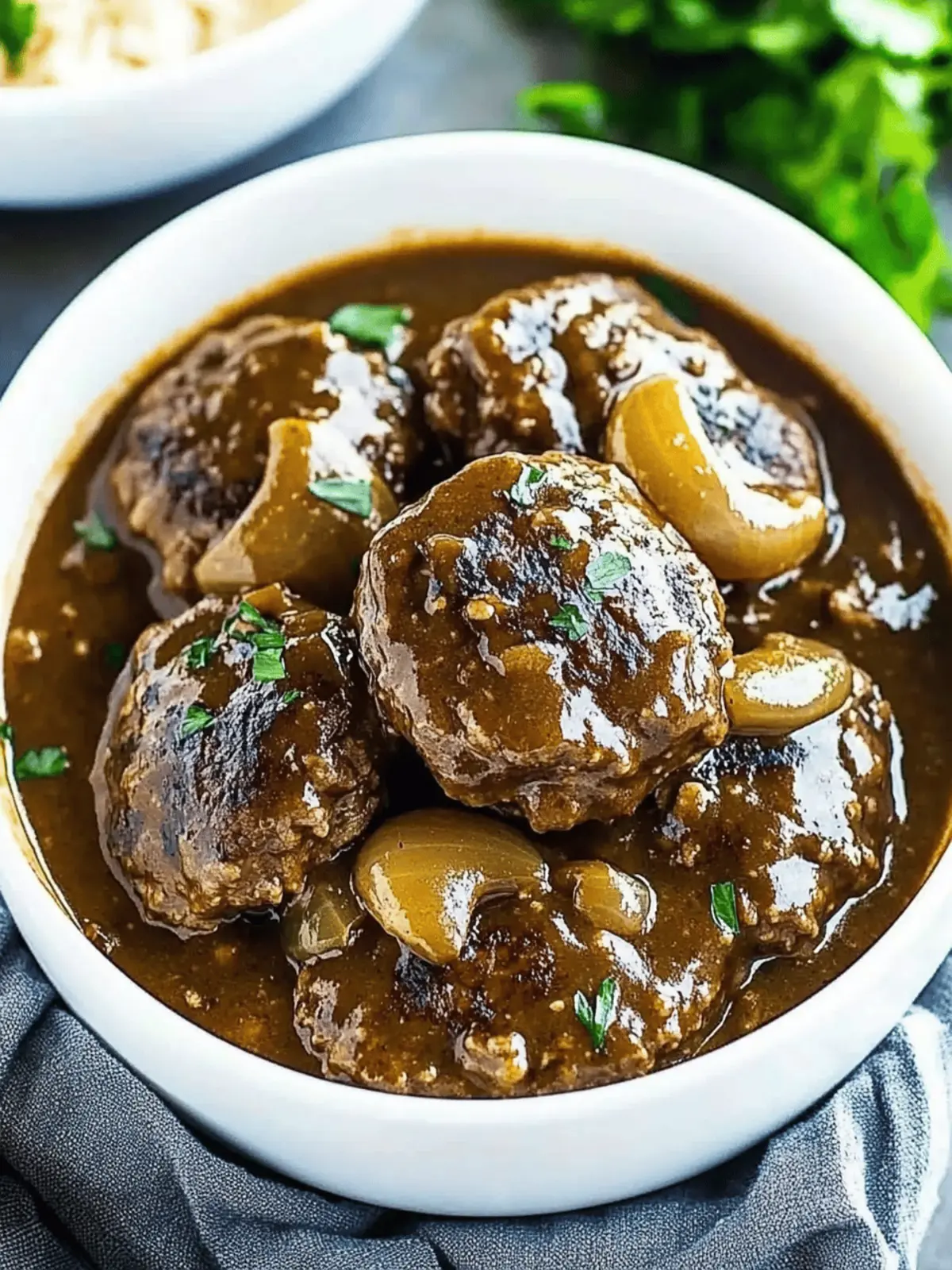 Slow Cooker Salisbury Steak