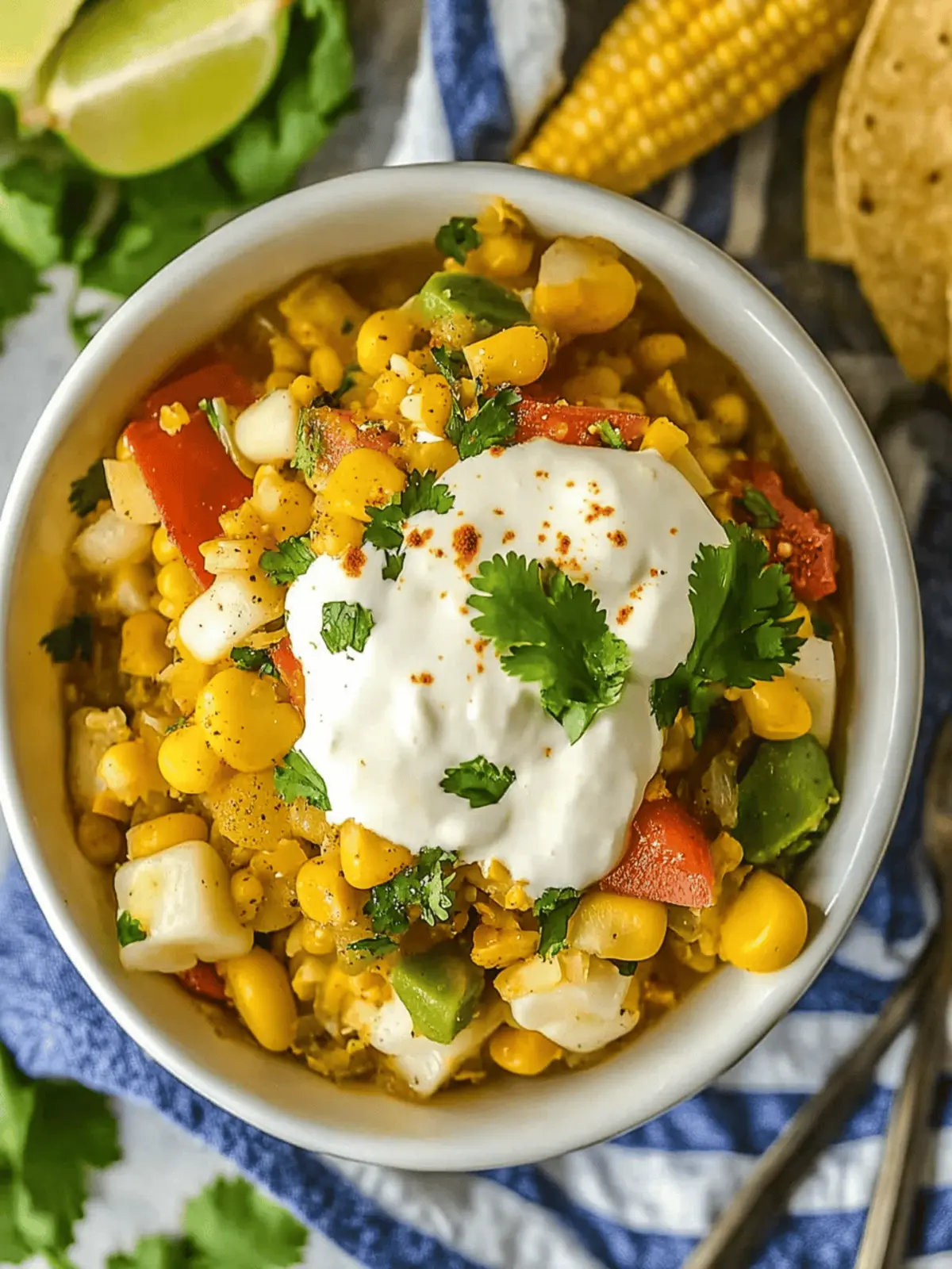Mexican Street Corn Soup