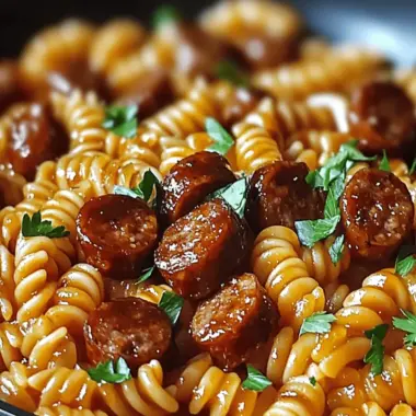 Honey BBQ Sausage & Pasta
