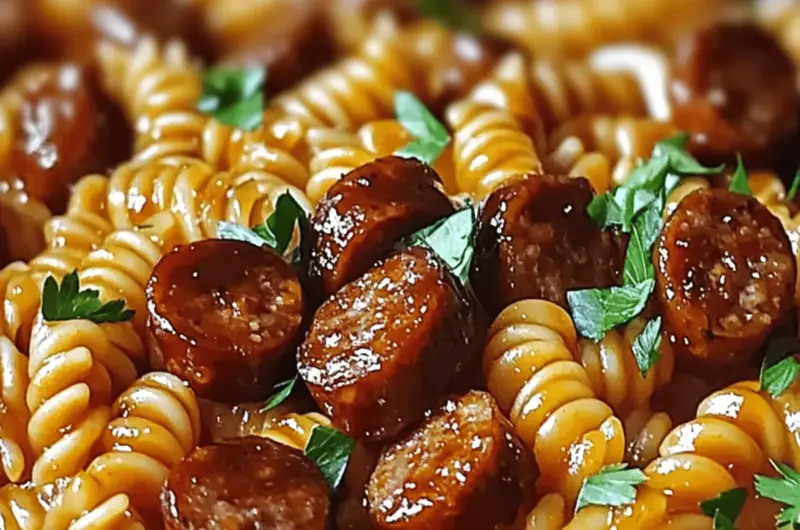 Honey BBQ Sausage & Pasta
