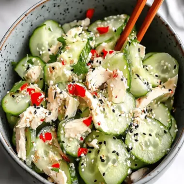 California Roll Cucumber Salad
