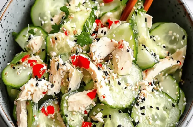 California Roll Cucumber Salad