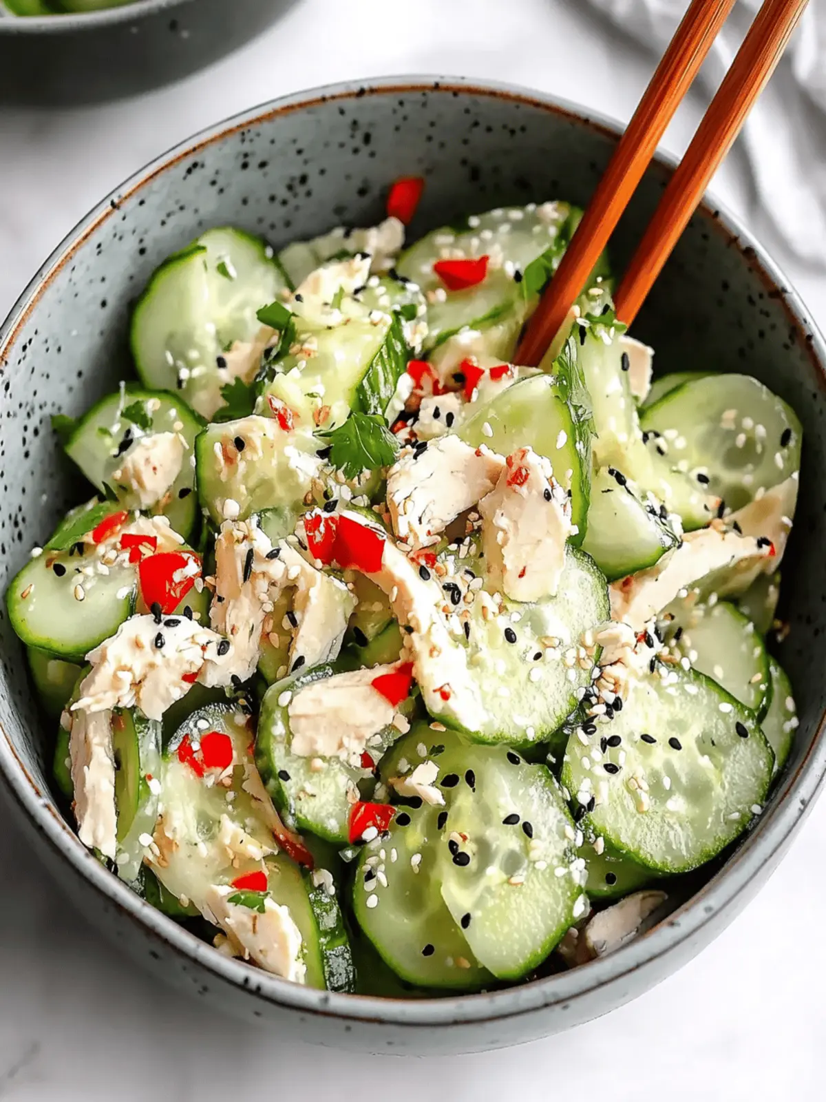 California Roll Cucumber Salad