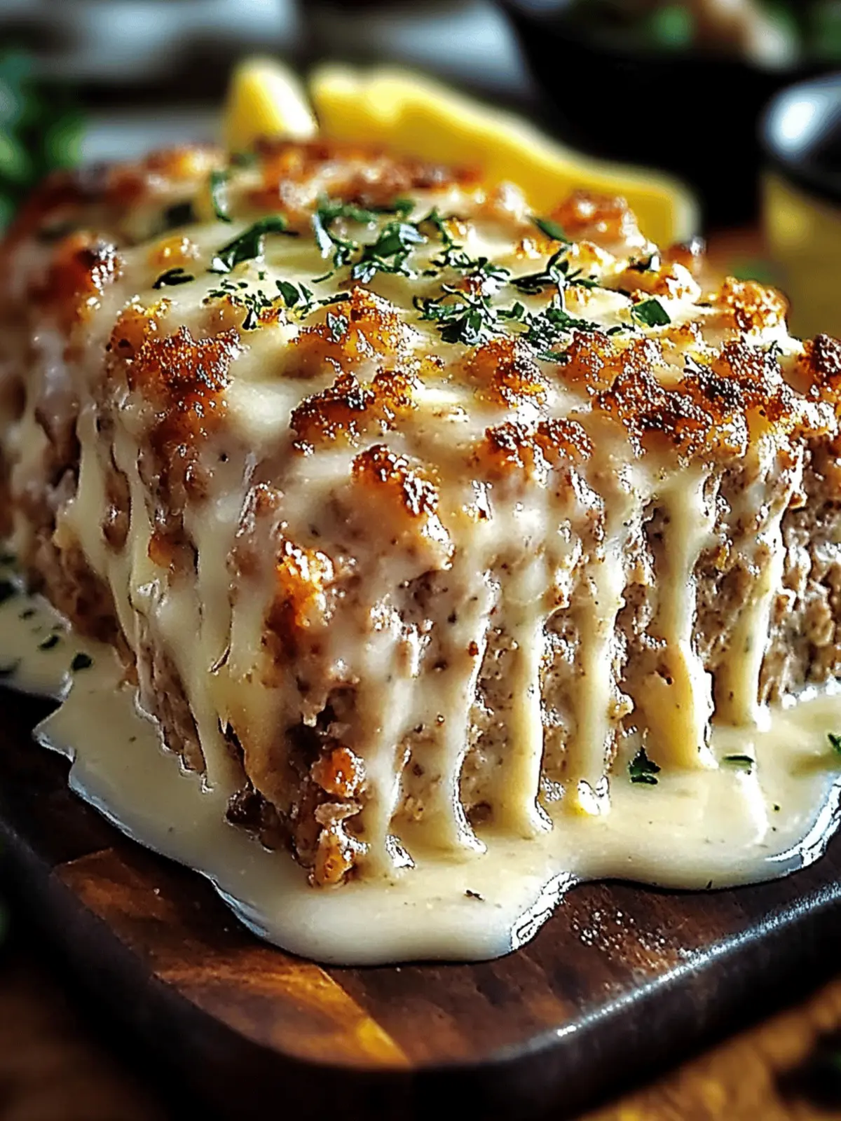 Chicken Cordon Bleu Meatloaf