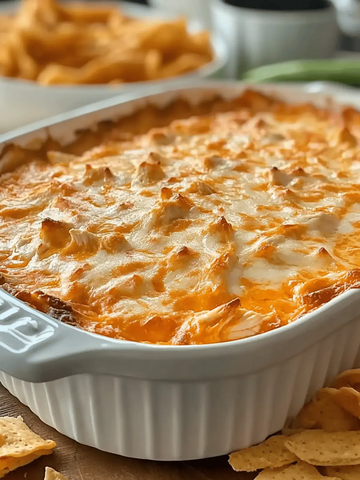 High Protein Buffalo Chicken Dip