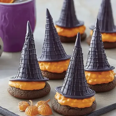 Halloween Witch Hat Cookies