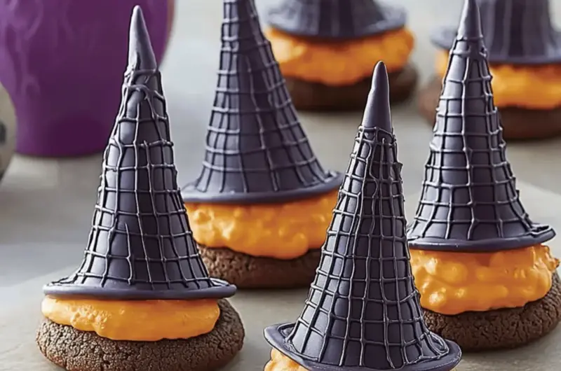 Halloween Witch Hat Cookies