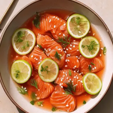 Salmon Crudo