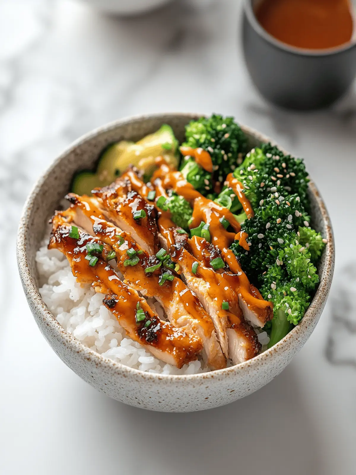 Sticky Chicken Bowls