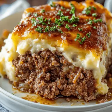 Meatloaf with Mashed Potatoes