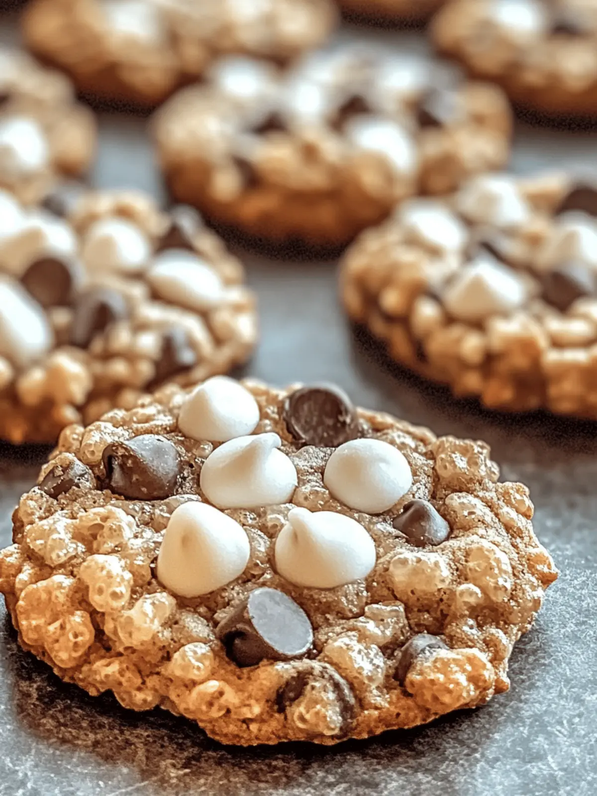 Chocolate Chip Rice Krispie Cookies