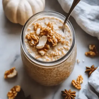 Pumpkin Spice Overnight Oats