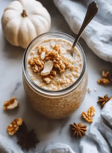Pumpkin Spice Overnight Oats